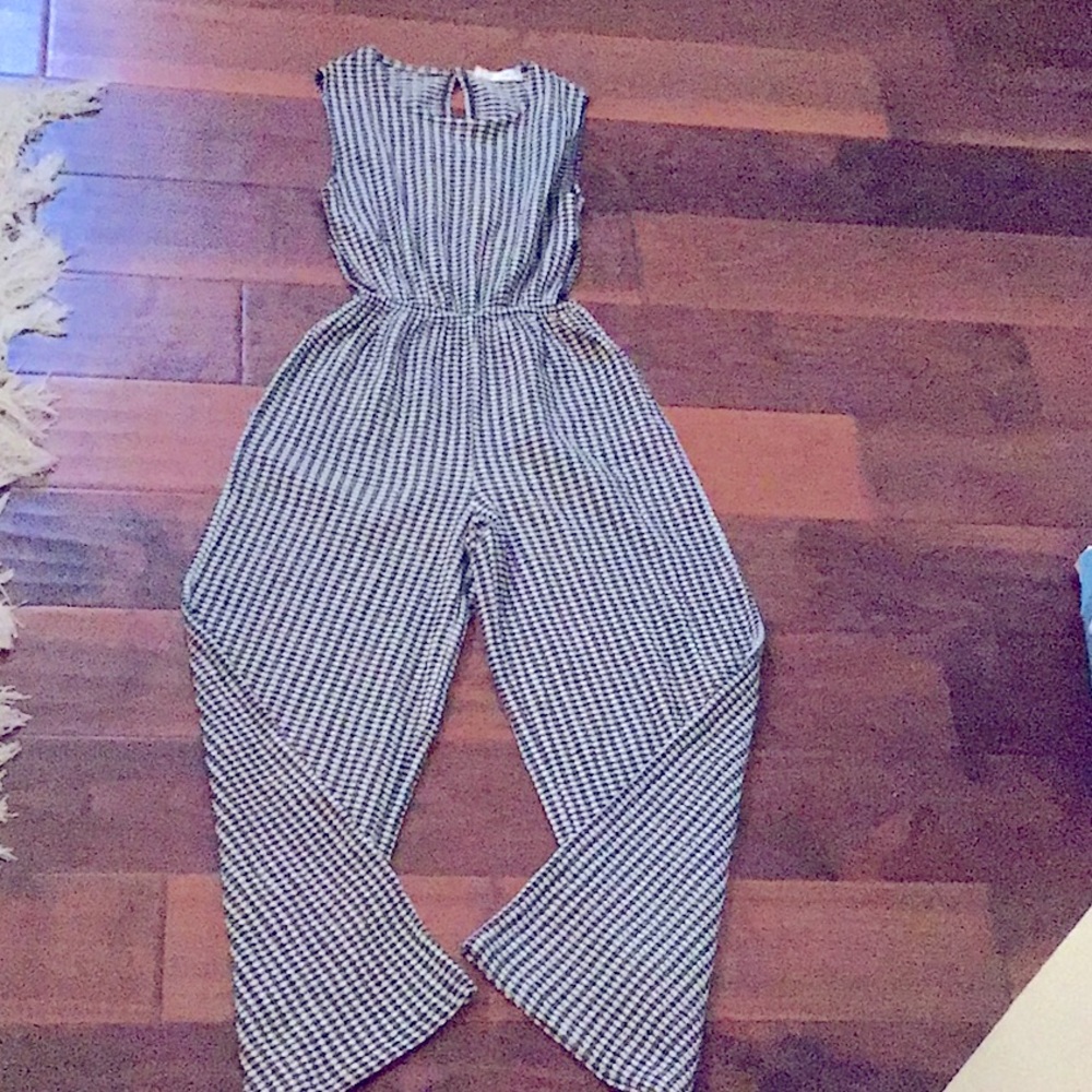 Checkered Black and White Zara Jumper